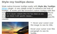 jQuery Style tooltips plugin