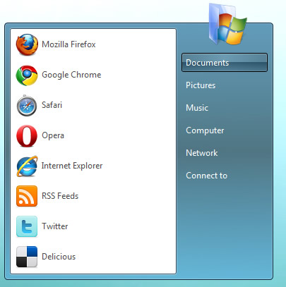 windows 7 start menu