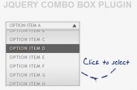 Auto Scrolling ComboBox(jQuery &CSS3;)