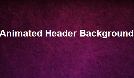 Animated Header in jQuery