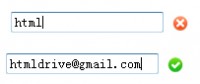 jQuery Email Validation effect