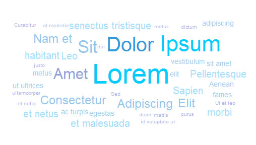 jQuery Text Cloud effect