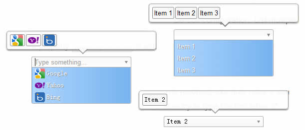 an user-friendly select list effect with jQuery