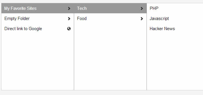 like Mac OS X Finder's column view plugin with jQuery