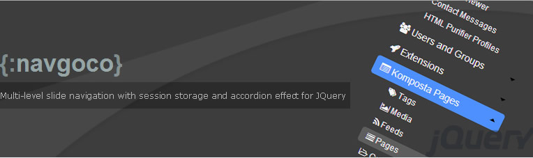 simple slide navigation with JQuery plugin